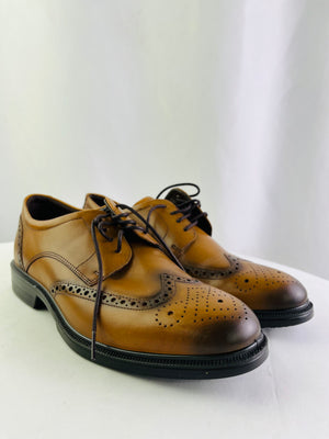 ECCO Lisbon Amber Leather Oxford Dress Shoes Men Size 9 9.5 EU 43 NIB | 622164