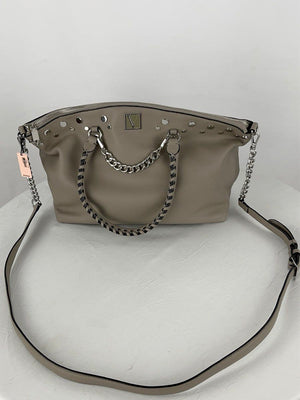 NEW Victoria's Secret Slouchy Satchel Purse Crossbody Bag Gray