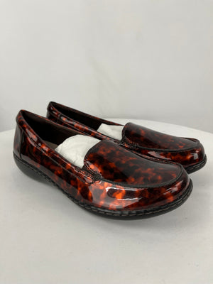 Collection By Clarks Slip-On Loafers Ashland Jam Brown Tortoise Shell Sz 10 NWOB
