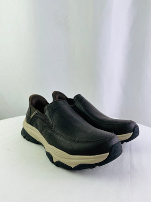 Skechers Hands Free Swift Fit Izaiah Brown Slip On Sneakers Men's 10 | 182001S