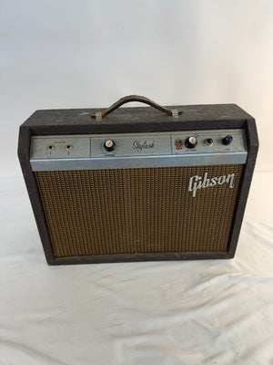 Vtg 1960s Gibson Skylark GA-5 Tube Amp FOR PARTS/REPAIR - DOESN'T POWER ON AS-IS