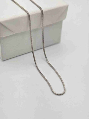 925 Sterling Silver Necklace 4.3g Snake Chain 20 in.