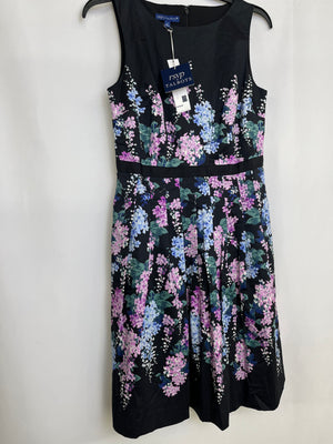 Talbots RSVP Collection Fit & Flare Multicolor Floral Print Dress Women's 4P NWT