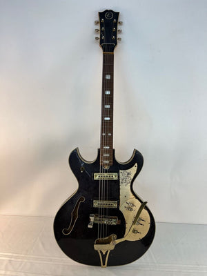 Vintage 1960's Kay K-900G Semi-Hollow Body Electric Guitar