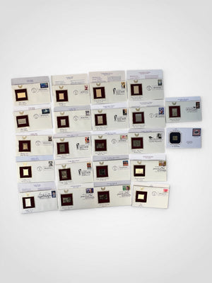 First Day of Issue PCS Gold Stamp Set of 21
