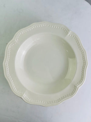 Red Vanilla FN900 Classic White 9.75" Pasta Bowls Coupe Salad Soup Set of 8
