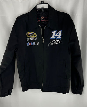 NASCAR Men's JH Designs #14 Tony Stewart Mobil 1 Pit Racing Jacket Size Medium