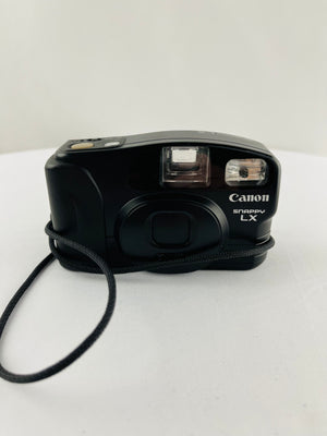 Canon Snappy LX Prima BF 35mm f/4.5 Fixed Focus Film Camera With Case