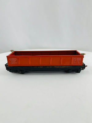 Vintage Lionel Lines 2812 O Gauge Gondola Burnt Orange Train Car Original Box