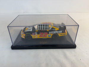 WARD BURTON Signed Autographed #22 Caterpillar Dodge 1:24 Diecast w/ Case
