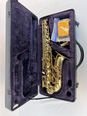 RARE Vintage Vinci Alto Saxophone with Distressed Case