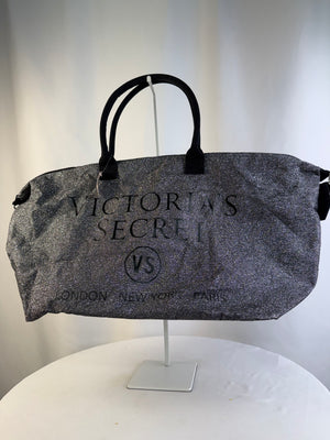 Victoria's Secret Limited Edition "London New York Paris" Tote Silver Glitter
