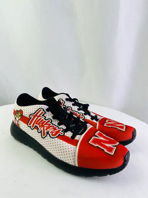 Nebraska Cornhuskers Low Top Microfiber Sneakers Men's 12 w/ Box