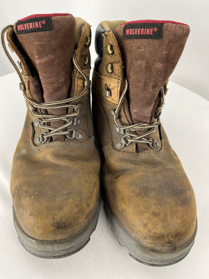 Wolverine Cabor EPX Brown Men's 12 Steel Toe Work Boots