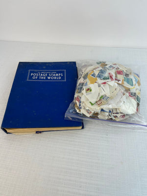 VTG Antique Stamp Collection Huge Lot Collectible Unresearched with Stamp Book