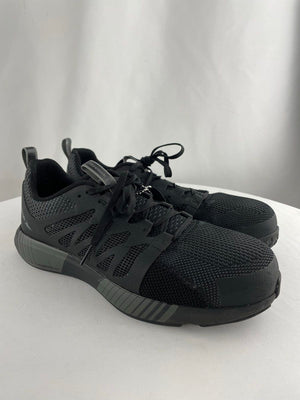 Reebok Steel Toe ASTM F2413-18 Black Unisex Shoes Men 8.5M Women 10.5M