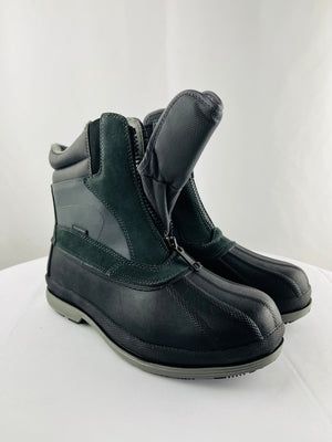 Nortiv8 Insulated Waterproof Zip Winter Gray Black Snow Boots Men's 11 NIB