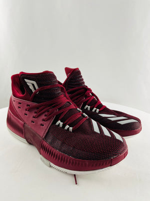 adidas Dame 3 Dark Red Athletic Sneaker Men's 11.5 | 117488968 Rare Color