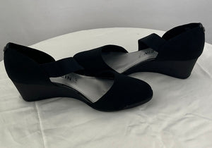Anne Klein Women's Aktara2 Black Wedge Heel Size 8.5M NIB