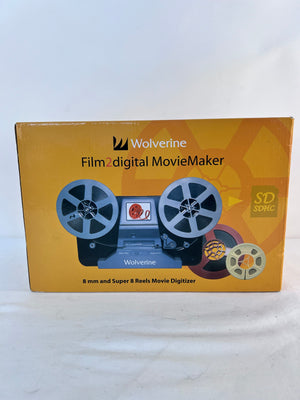 Wolverine Film2Digital MovieMaker 8mm Super 8 Film to Digital Converter