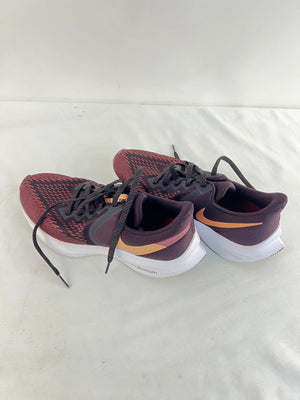 Nike Zoom Winflo 6 Burgundy Ash Gold Running Shoes AQ8222-601 Women's Size 8.5