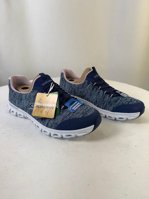 Skechers Slip In Glidestep Blue Vegan Sneaker Casual Women's 8