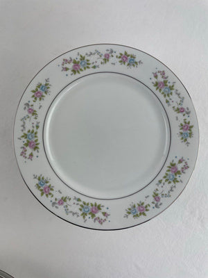 Sango Majesty Collection Royal Cannes Flora 8078; 8 Salad Plates & 7 Bowls