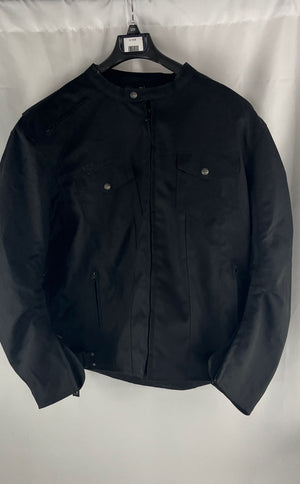 Street & Steel Ride The Life Men's Black Vented Motorcycle Jacket With Pads 3XL