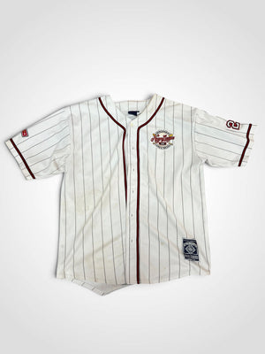 Vintage NLBM Negro Leagues Baseball Jersey Big Boy Gear 4XL White Pinstripe
