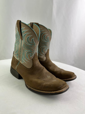 Ariat Youth Storm Western Boots Size 5 Metallic Bronze | 10038443