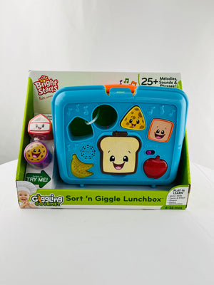 Bright Starts Giggling Gourmet Snort 'n Giggle Lunchbox Play to Learn 6-36m NIB