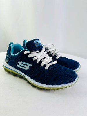 Skechers Skech-Air Memory Foam Walking Sneakers in Navy Blue Size 6.5 | 12109