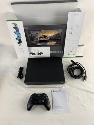 Microsoft Xbox One X 1TB Black Console CIB - Parts/Repair - Bad Hard Drive