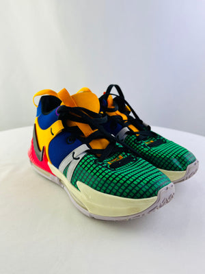 Nike Lebron Witness 7 GS Multicolor Basketball Sneaker 4Y Women 5.5 FQ8170-585