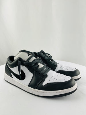 Nike Air Jordan 1 Low Iron Grey Leather Basketball Sneakers Mens 12.5 w/ Box