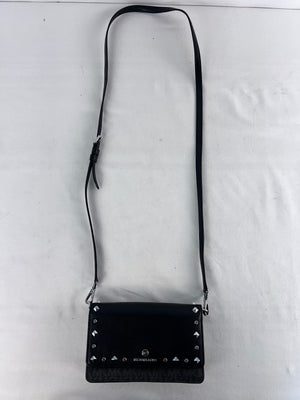 Michael Kors Signature Studded Crossbody Wallet Purse