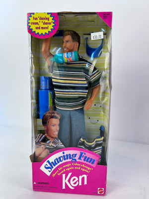 Mattel Ken Shaving Fun Doll #12956 Original Unopened Box