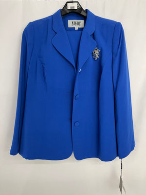 Night Studio Royal Blue Skirt Set Women's 18 NWT Vintage