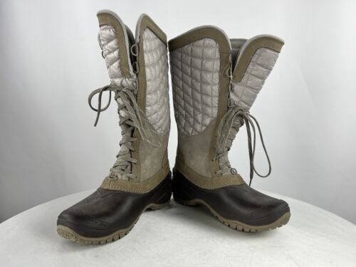 The North Face Thermoball Mid Calf Snow Winter Boots Women's US Size 6.5