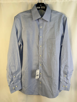 Brooks Brothers Light Blue Cotton Dress Shirt - Size Men's Medium (40 in. Chest)