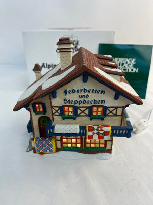 Department 56 Federbetten Und Steppdecken Alpine Village 56176 Lighted w/ Box