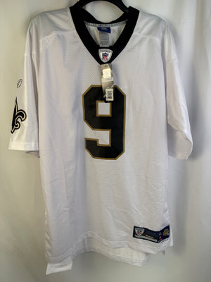 NWT Reebok NFL Equipment Drew Brees New Orleans Saints Jersey White Men XL +2