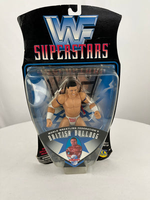 British Bulldog Davey Boy Smith Vintage WWF Jakks BCA Series 3 Figure New 1996