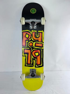 Blind OG Stacked Complete Skateboard 7.5 Black/Yellow Soft Wheel - 7.5 x 31"
