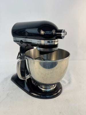 KitchenAid Artisan Black Tilt-Head Stand Mixer 5 Qt w/ Accessories