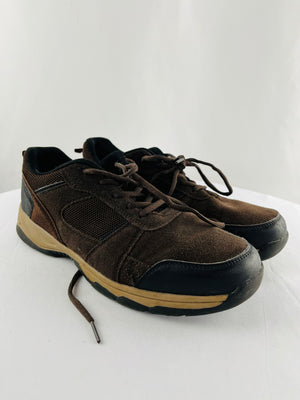 Rockport Dickinson Brown Suede Dr. Scholl's Lace Up Shoes Mens 10