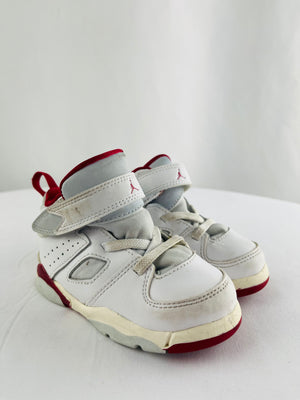 Air Jordan Flight Club '91 TD White Mystic Hibiscus Sneaker 6c | DM1687 102