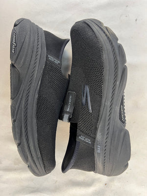 Skechers Slip-Ins Max Cushioning Arch Fit Black Shoes 128945 Women's Size 6.5