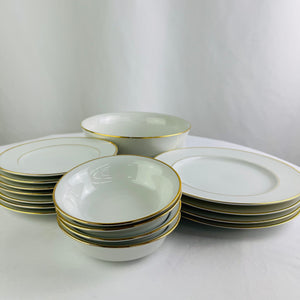 Johann Haviland Bavaria Germany Elegance Dinnerware Set of 16 Vintage