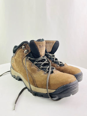 Timberland 6" Basic Waterproof Brown Leather Hiking Boots Men's Size 13